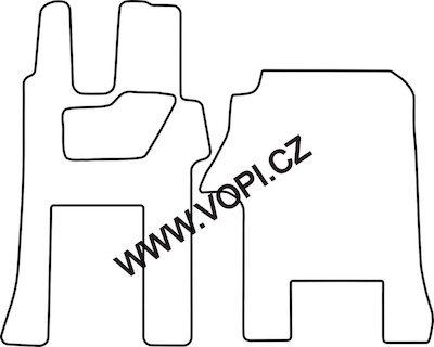 Autokoberce Mercedes Actros 2012 pravý díl-sklopné sedadlo Autofit (8510)